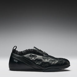 KOI Heartbreaker Sporty Slip On Shoes- Black