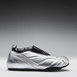 KOI Heartbreaker Sporty Slip On Shoes- Silver
