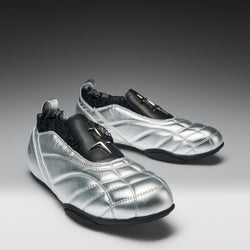 KOI Heartbreaker Sporty Slip On Shoes- Silver