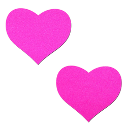 Love: Neon (Blacklight Reactive) Heart Nipple Pasties