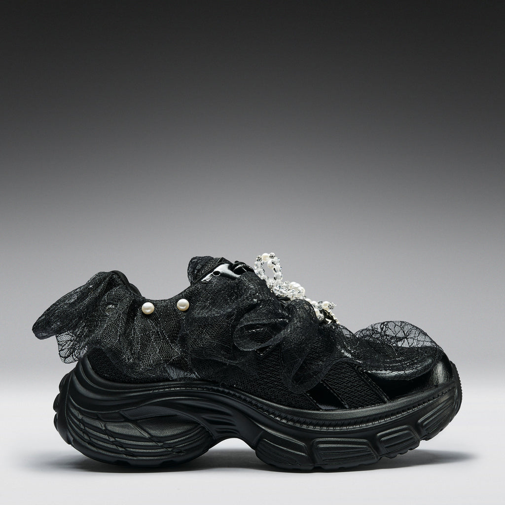 KOI Kelpie Whimsical Terrain Trainers - Black