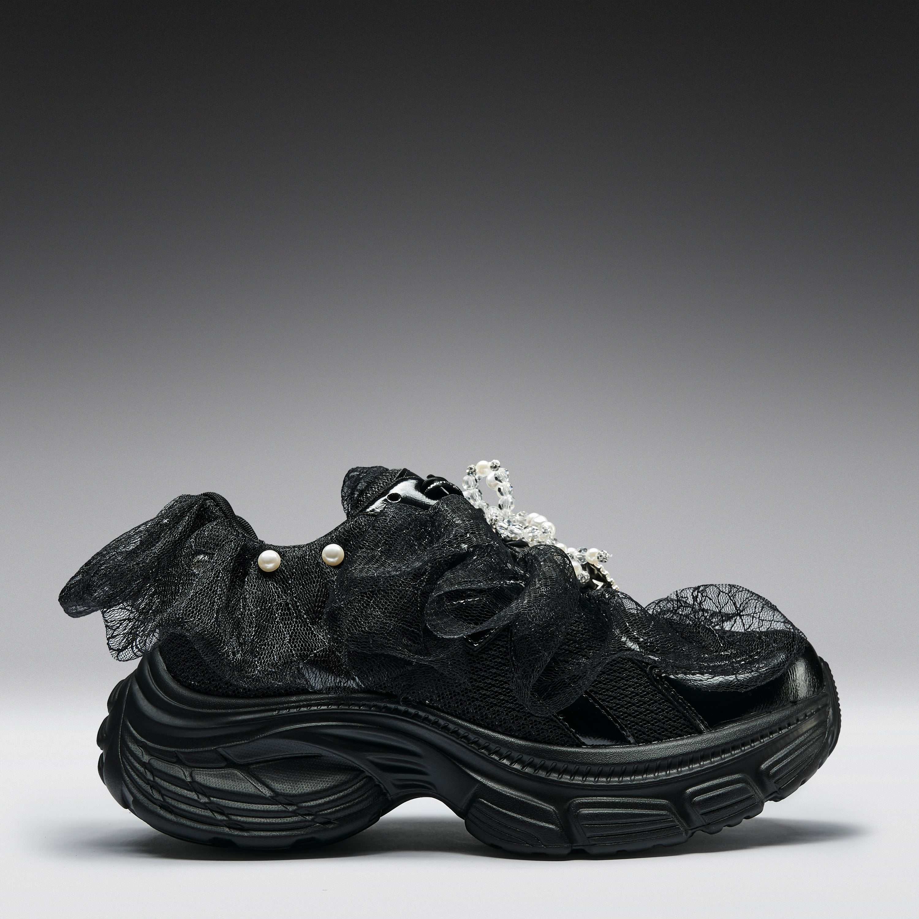 KOI Kelpie Whimsical Terrain Trainers - Black