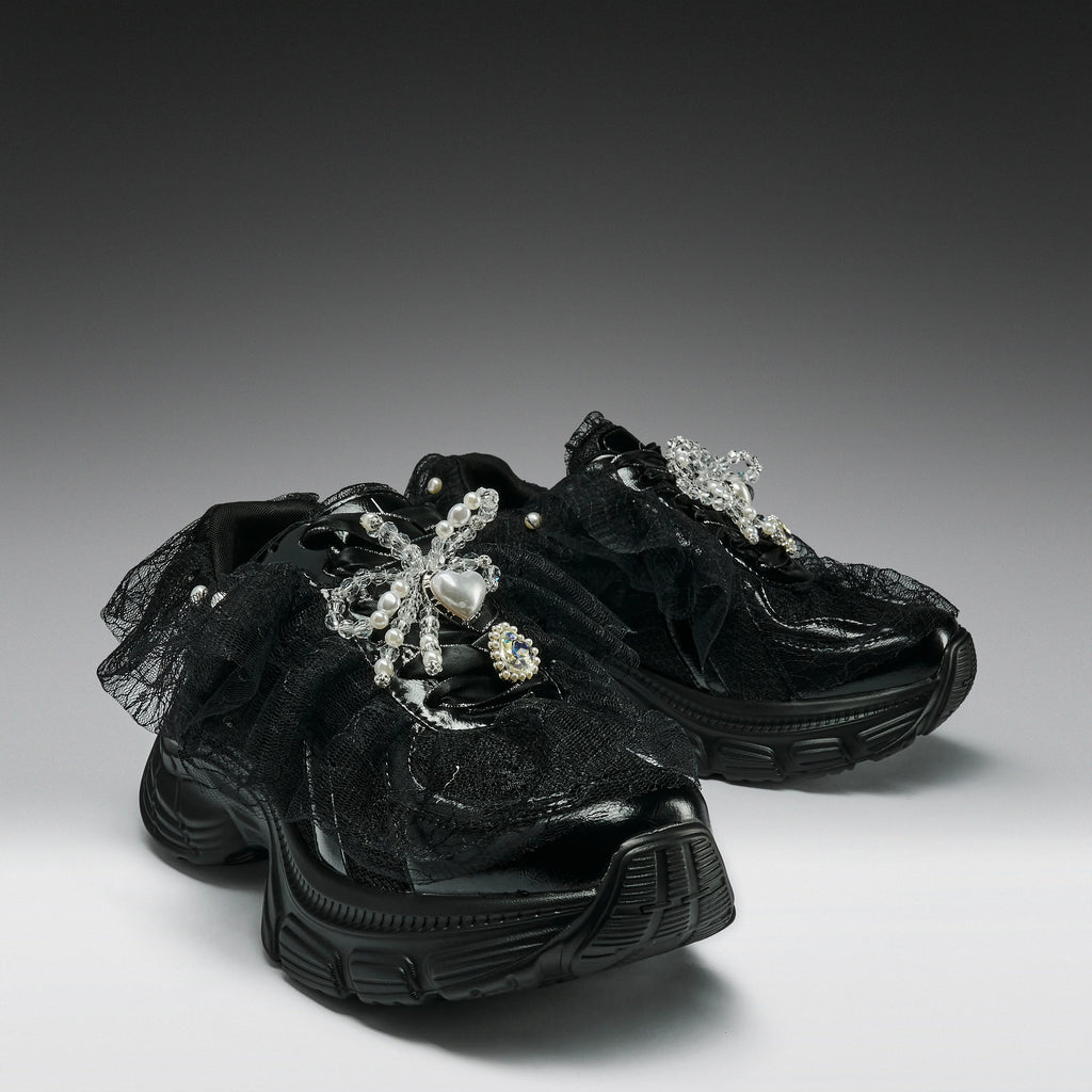 KOI Kelpie Whimsical Terrain Trainers - Black