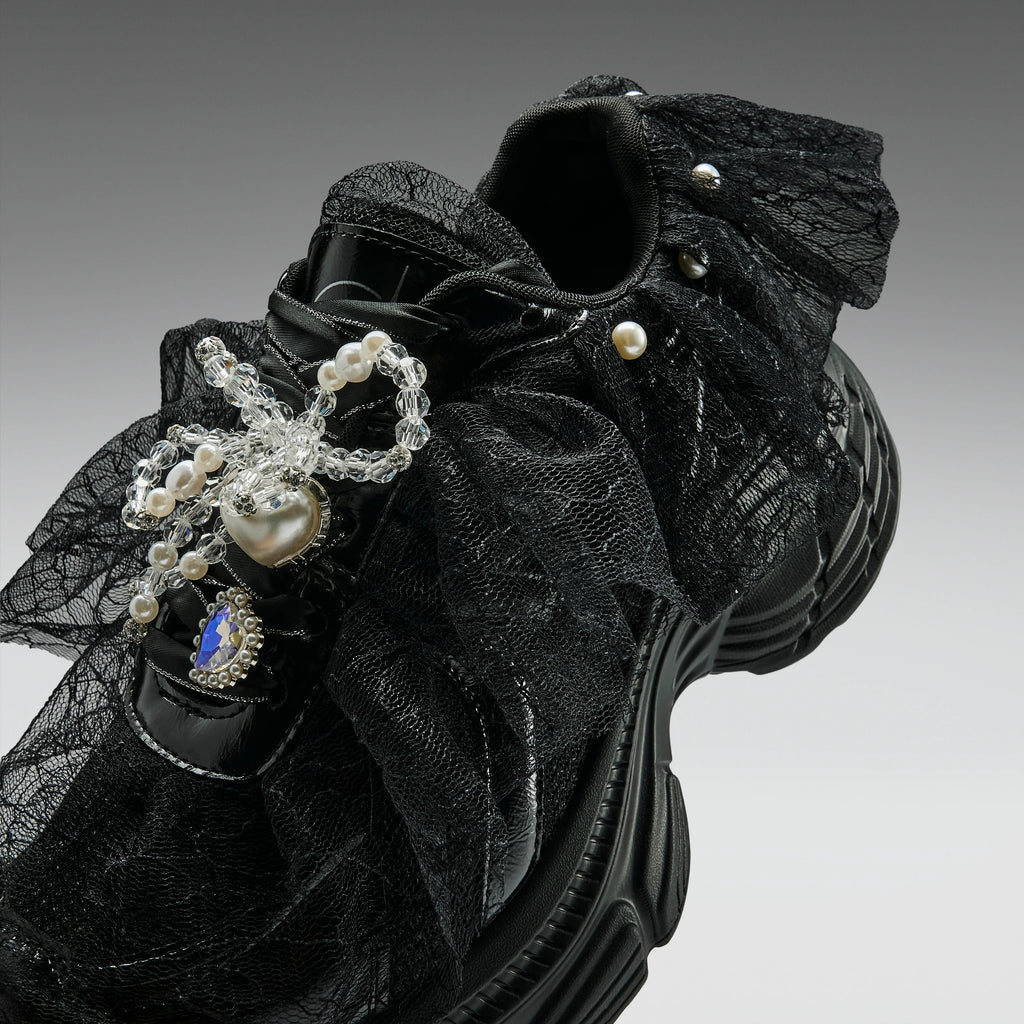 KOI Kelpie Whimsical Terrain Trainers - Black