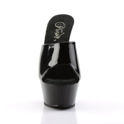 Pleaser Kiss-201 Slide-Black-Size 12-Clearance