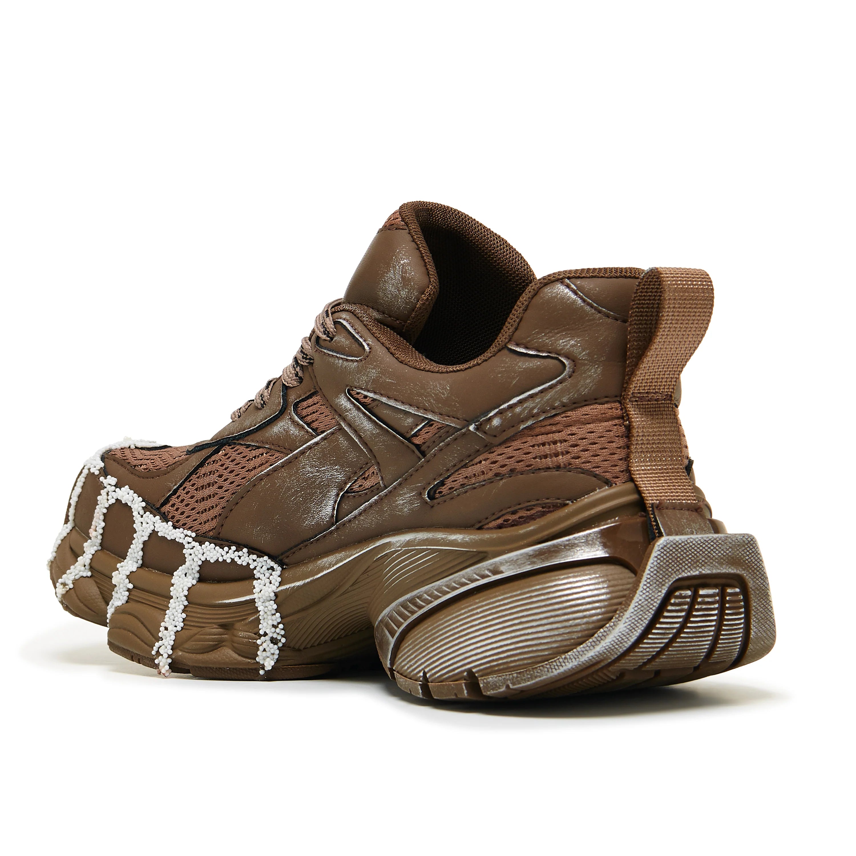 KOI Forest Lines Mega Chunky Trainers- Brown
