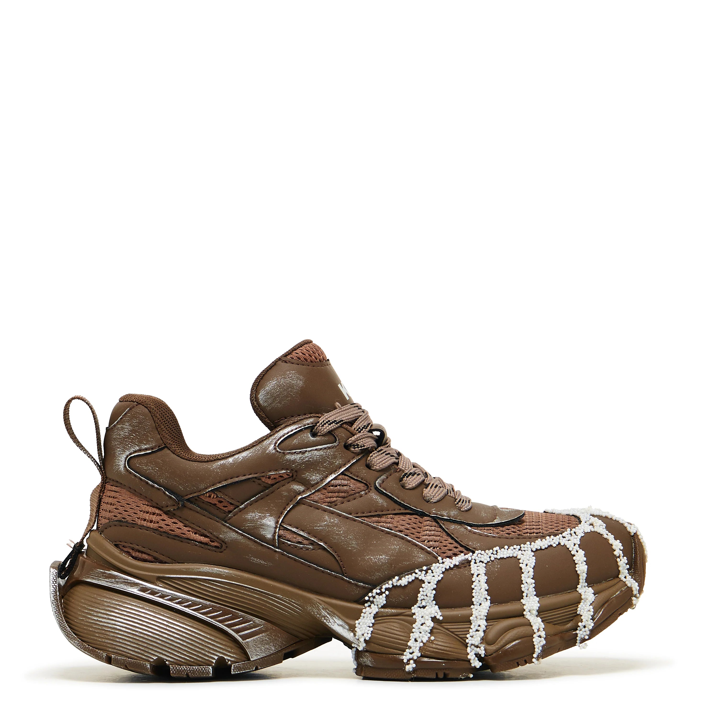 KOI Forest Lines Mega Chunky Trainers- Brown