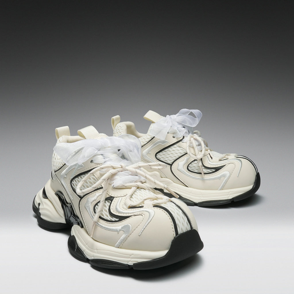 KOI Labyrinth Mega Chunky Trainers - White
