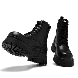 Lavell Lace Up Boots - Black