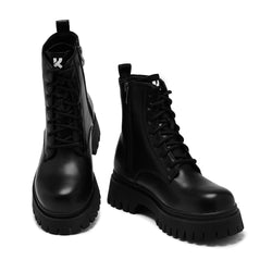 Lavell Lace Up Boots - Black