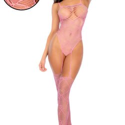 Heart Net Bodystocking