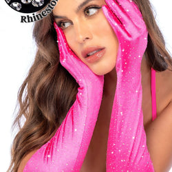 Rhinestone Gloves
