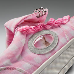 KOI Magic Rabbit Gingham Flat Shoes - Pink