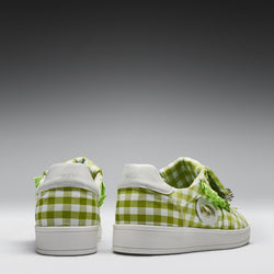 KOI Magic Turtles Gingham Flat Shoes - Green