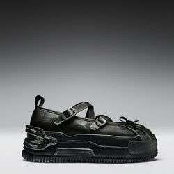 KOI Metamorphosis Distressed Mary Janes- Charcoal