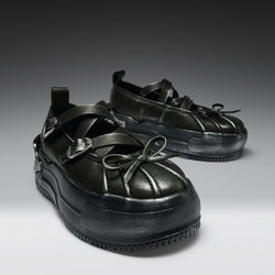 KOI Metamorphosis Distressed Mary Janes- Charcoal