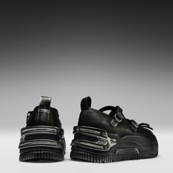 KOI Metamorphosis Distressed Mary Janes- Charcoal