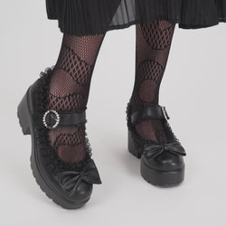 KOI Tira Ruffle Mary Janes ‘ Dark Delights Edition’