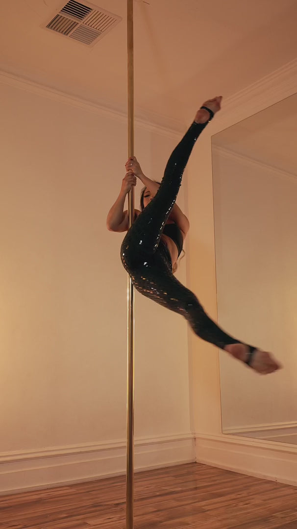 CXIX Gecko Grip™ Leggings: Black Waistband Grip