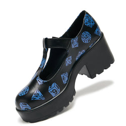 Sai Black Mary Janes ‘Saving Throw Edition’-Black-Size 12-Clearance