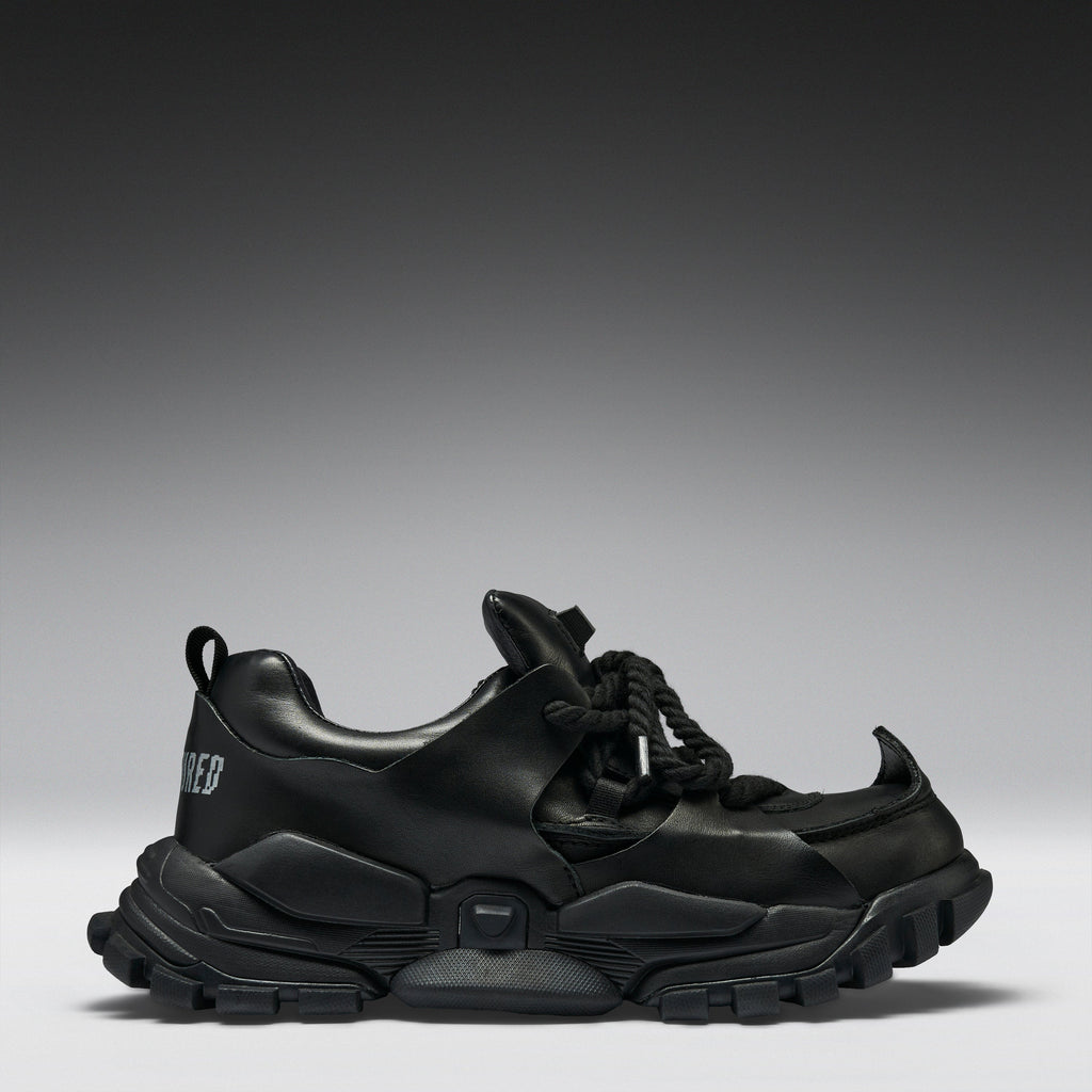KOI Serpentbone Full Grain Leather Men's Utility Shoes - Shadow