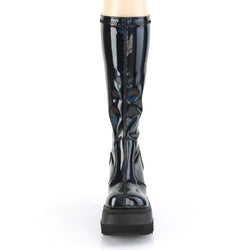 Demonia Shaker-65-Black Hologram-Size 8-Clearance