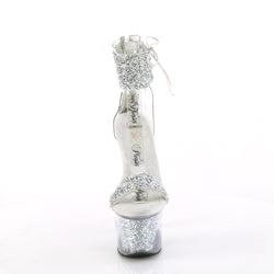 Pleaser Sky-327RSI-Silver/Silver-Size 10-Clearance