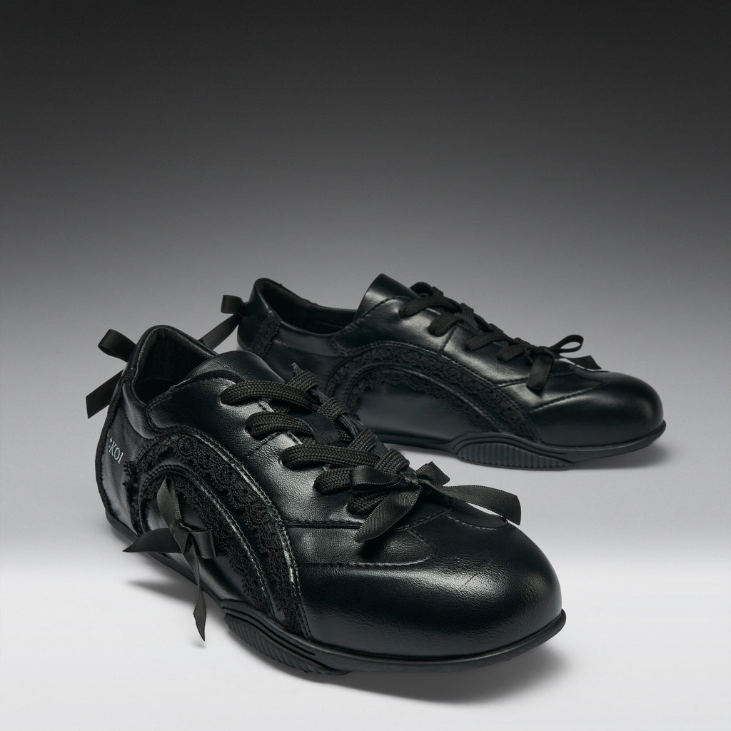 KOI Spellbound Lace Up Pumps- Black
