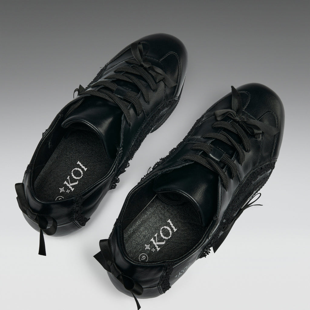 KOI Spellbound Lace Up Pumps- Black
