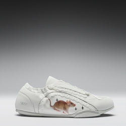 KOI Spellbound Sparkling Rat Lace Up Pumps- White