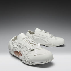 KOI Spellbound Sparkling Rat Lace Up Pumps- White