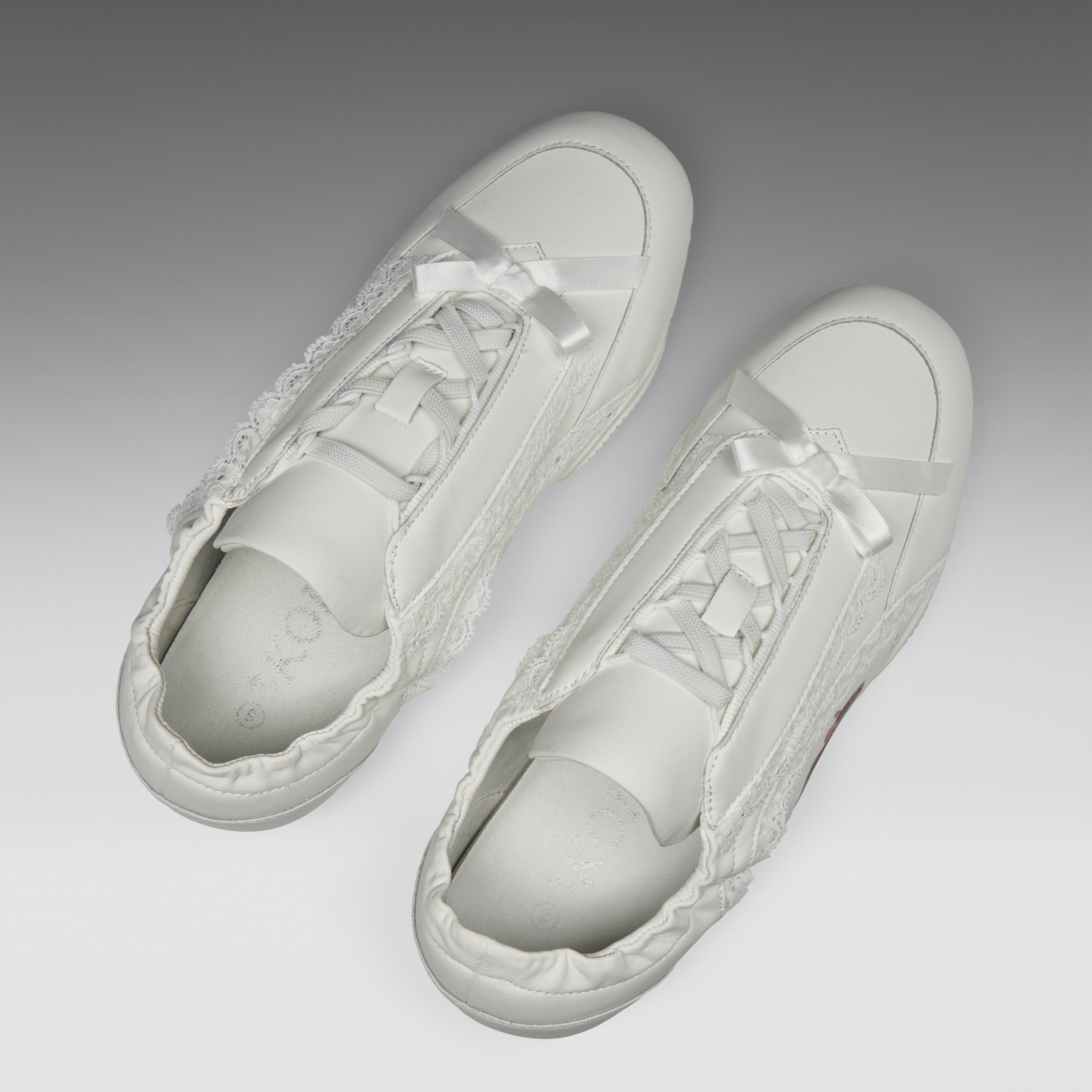 KOI Spellbound Sparkling Rat Lace Up Pumps- White-Clearance