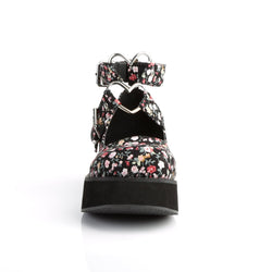 Demonia Sprite-02-Floral Fabric-Size 10-Clearance