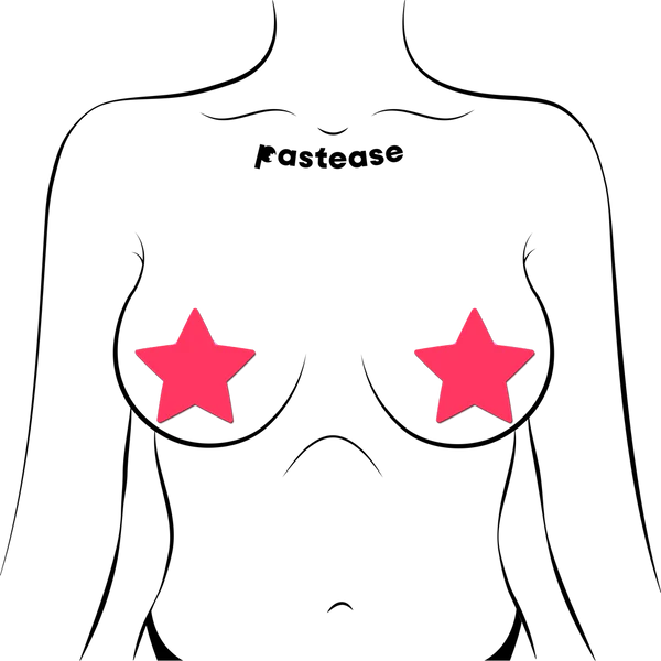 Vedette : Couvre-mamelons de l’étoile Pink Pasties Glow in the Dark