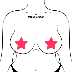 Vedette : Couvre-mamelons de l’étoile Pink Pasties Glow in the Dark