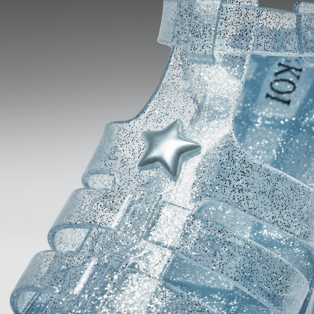 KOI Sunbeam Star Jelly Sandals- Blue-Clearance