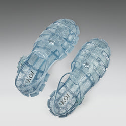KOI Sunbeam Star Jelly Sandals- Blue