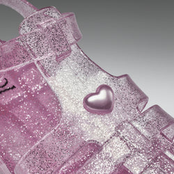 KOI Sunbeam Heart Jelly Sandals- Pink