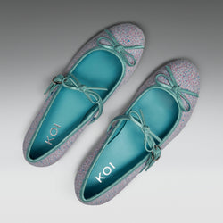 KOI Twinkles Glittery Ballet Shoes