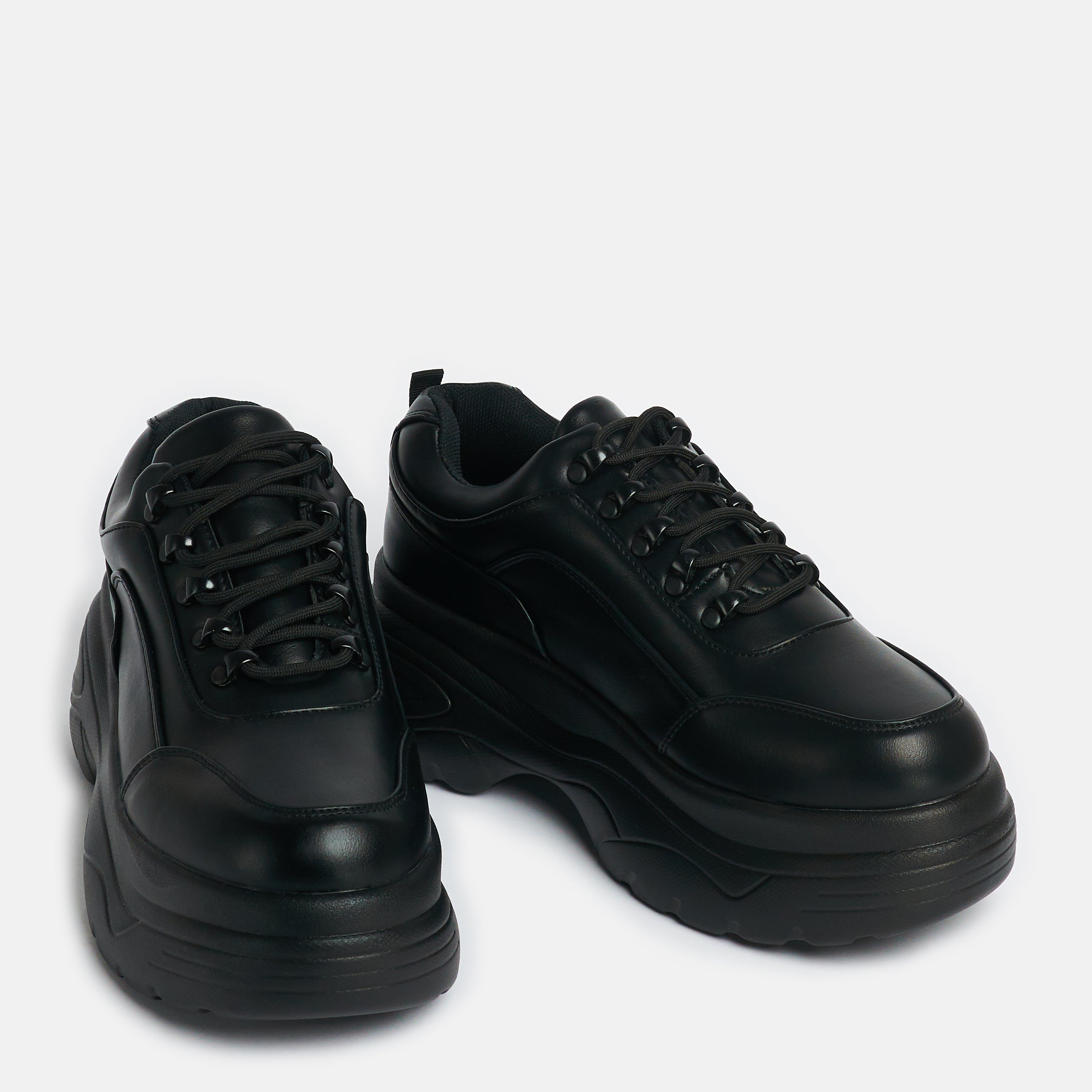 KOI Jennie Striker Black Chunky Bubble Trainers