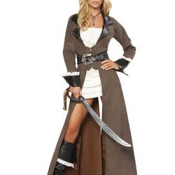 5pc Sultry Pirate Costume