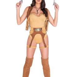 4pc Wild West Babe Costume