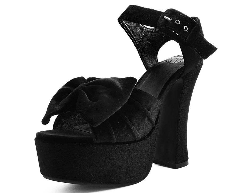 Like New] Bared Black Velvet Heels - Podiatrist Designed, Women's Fashion,  Footwear, Heels on Carousell