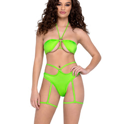 Shorts with Attached Leg-Straps