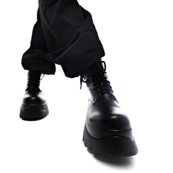 Rancor Vilun Black Lace up Boots