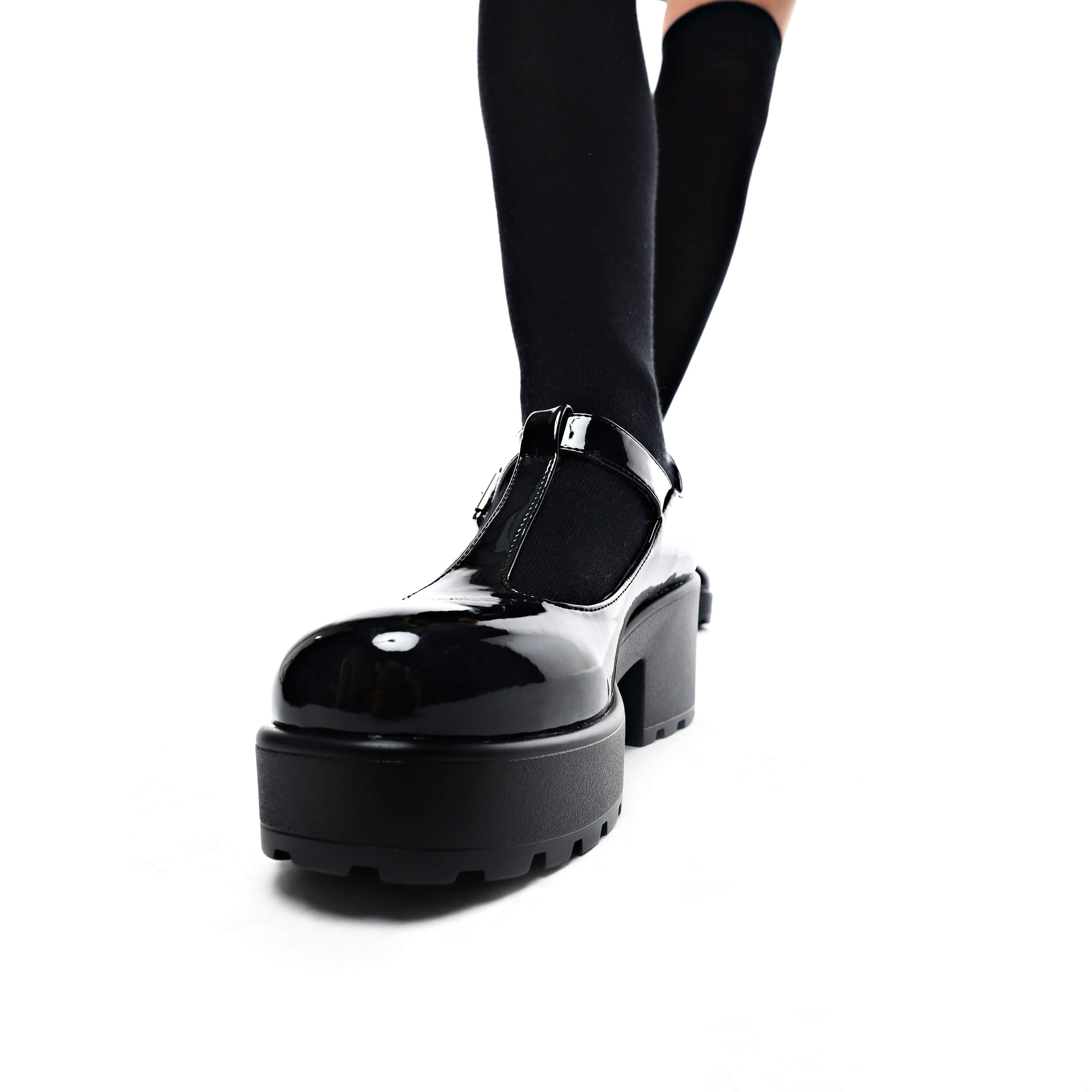 KOI SAI Black Mary Jane Shoes 'Patent Edition'