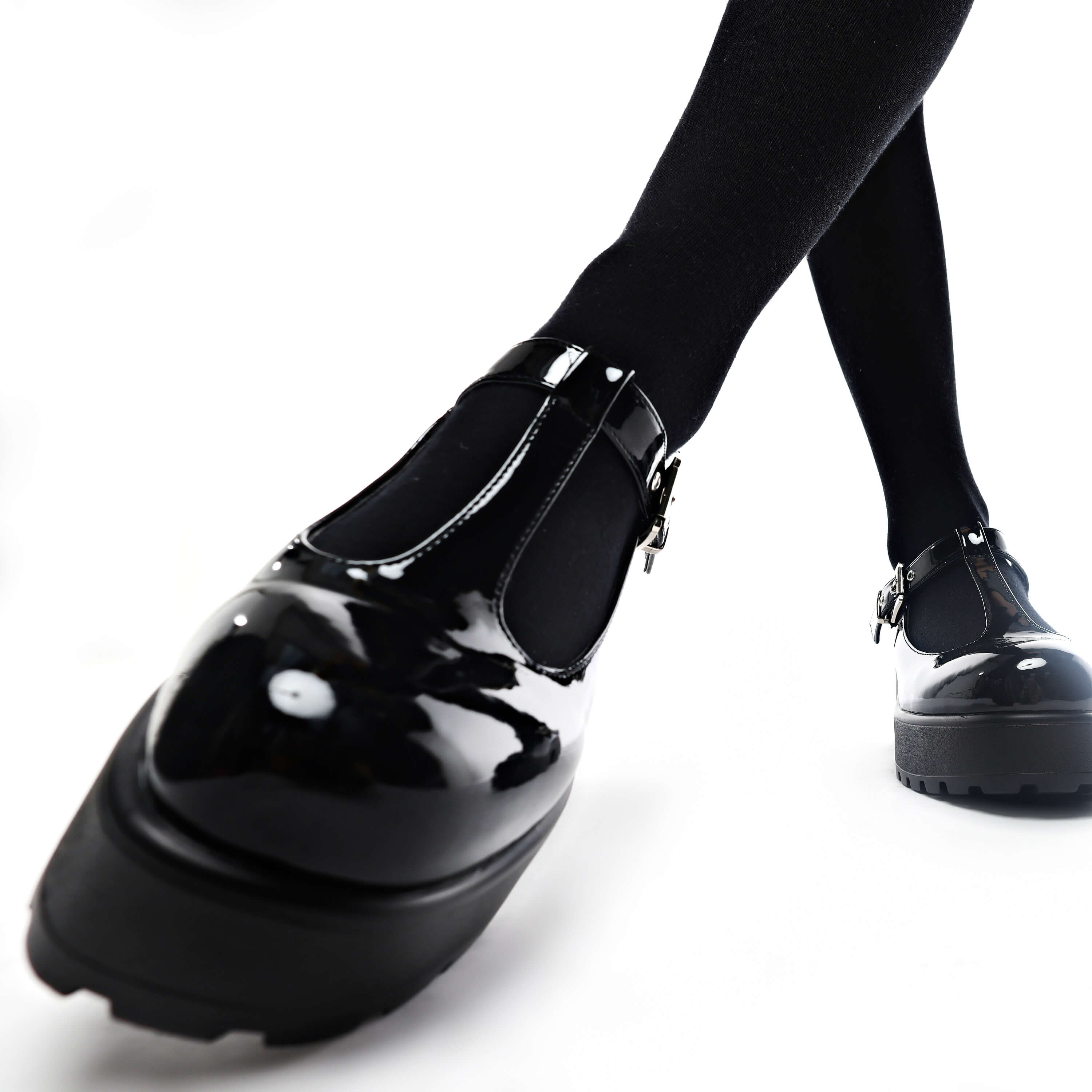 KOI SAI Black Mary Jane Shoes 'Patent Edition'