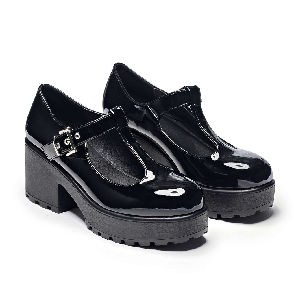 KOI SAI Black Mary Jane Shoes 'Patent Edition'