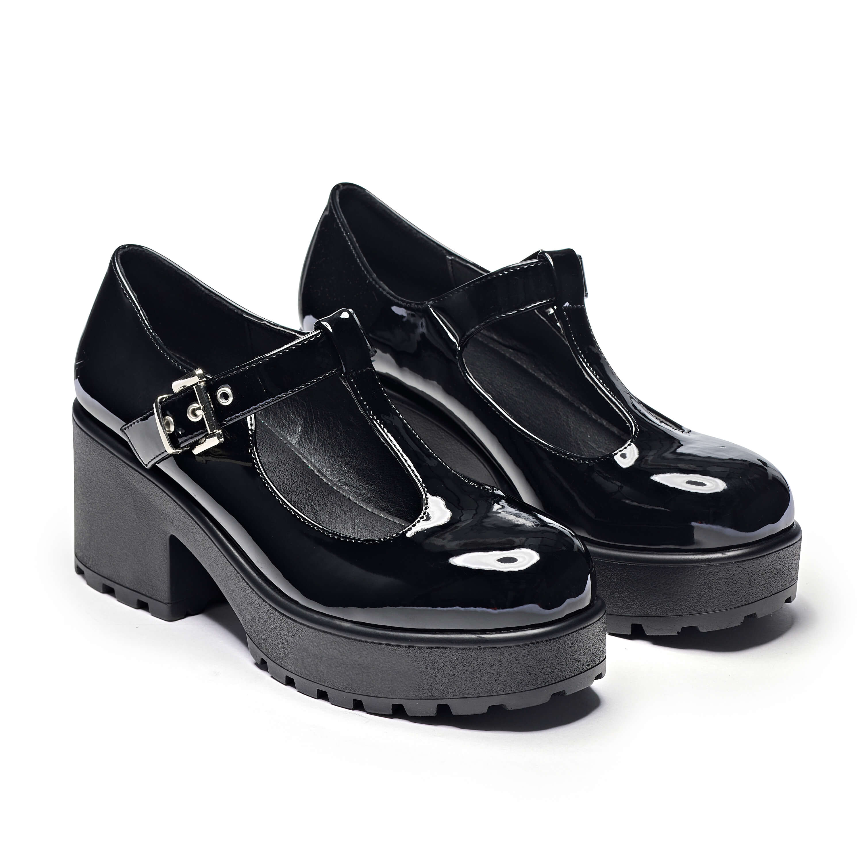 KOI SAI Black Mary Jane Shoes 'Patent Edition'