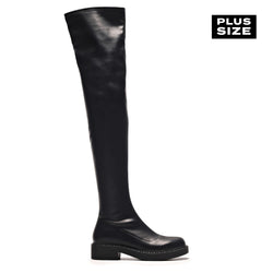 The Commander Plus Size Thigh High Boots